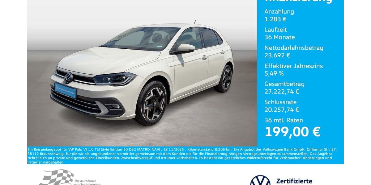 VW Polo 8.206 km 24.500 &euro; Bernsdorf 09337