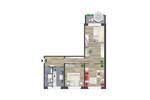 Etagenwohnung Chemnitz Hilbersdorf - 3 Zimmer, 70 m&sup2;, 420&euro; | Angebot:26681239