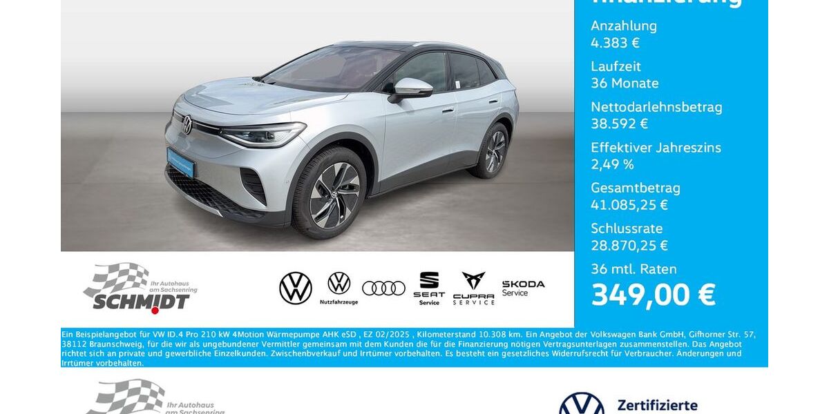 VW ID.4 10.308 km 42.975 &euro; Bernsdorf 09337