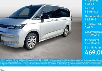 VW T7 Multivan 104.632 km 36.975 &euro; Bernsdorf 09337