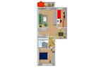 Etagenwohnung Chemnitz Klaffenbach - 3 Zimmer, 56 m&sup2;, 506&euro; | Angebot:25748483