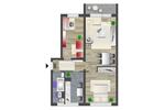 Etagenwohnung Chemnitz Helbersdorf - 3 Zimmer, 58 m&sup2;, 242&euro; | Angebot:26681270