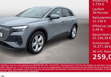 Audi Q4 e-tron 33.076 km 25.975 &euro; Bernsdorf 09337