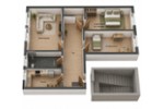 Etagenwohnung Chemnitz Rabenstein - 3 Zimmer, 90 m&sup2;, 500&euro; | Angebot:26073245