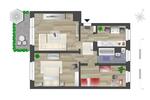 Etagenwohnung Chemnitz Borna-Heinersdorf - 3 Zimmer, 61 m&sup2;, 420&euro; | Angebot:26682079
