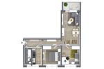 Etagenwohnung Chemnitz Adelsberg - 3 Zimmer, 71 m&sup2;, 427&euro; | Angebot:26682552