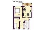 Etagenwohnung Chemnitz Kapellenberg - 3 Zimmer, 59 m&sup2;, 372&euro; | Angebot:26194720