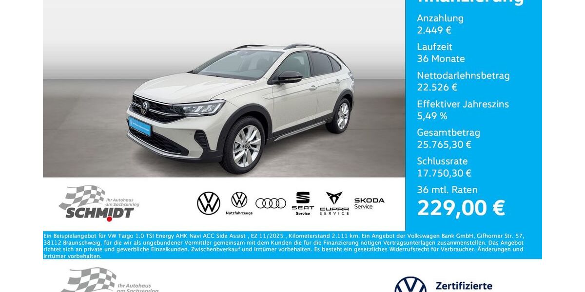 VW Taigo 2.111 km 23.975 &euro; Bernsdorf 09337