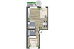 Etagenwohnung Chemnitz Markersdorf - 2 Zimmer, 56 m&sup2;, 311&euro; | Angebot:26701864