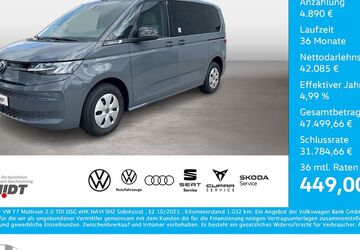 VW T7 Multivan 1.032 km 44.975 &euro; Bernsdorf 09337
