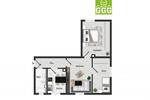 Etagenwohnung Chemnitz Altendorf - 3 Zimmer, 51 m&sup2;, 285&euro; | Angebot:26701380