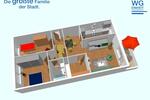 Etagenwohnung Chemnitz Markersdorf - 3 Zimmer, 69 m&sup2;, 375&euro; | Angebot:26586573
