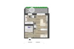 Etagenwohnung Chemnitz Klaffenbach - 1 Zimmer, 36 m&sup2;, 256&euro; | Angebot:26682100