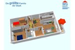 Etagenwohnung Chemnitz Markersdorf - 3 Zimmer, 69 m&sup2;, 375&euro; | Angebot:26161461