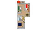 Etagenwohnung Chemnitz Klaffenbach - 3 Zimmer, 58 m&sup2;, 309&euro; | Angebot:24810853