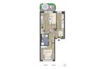 Etagenwohnung Chemnitz Helbersdorf - 2 Zimmer, 57 m&sup2;, 388&euro; | Angebot:26701335