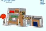 Etagenwohnung Chemnitz Klaffenbach - 3 Zimmer, 57 m&sup2;, 330&euro; | Angebot:26421423