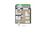 Etagenwohnung Chemnitz Klaffenbach - 1 Zimmer, 36 m&sup2;, 256&euro; | Angebot:26682100