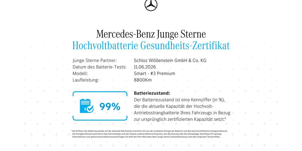 Smart #3 8.800 km 31.880 &euro; Chemnitz 09120