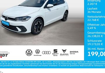 VW Polo 5.484 km 22.750 &euro; Bernsdorf 09337